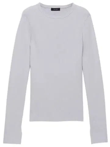 [미사용 새상품] anuans 크루넥 리브 니트탑