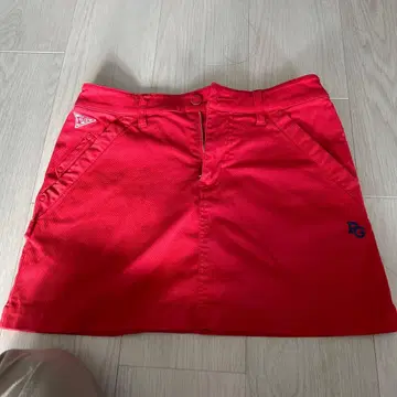 PG 빨간색 스커트 여성용 골프