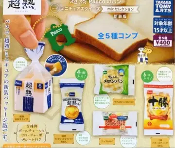 초숙 pasco 빵 미니어처 스퀴즈 mix 셀렉션 전 5종 컴플리트