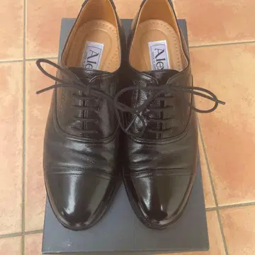 가죽 신발 천연 가죽 23.5-24.0 드레스 슈즈