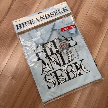 러브브 HIDE AND SEEK 스카이블루 토트백 싱가포르 한정판