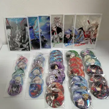 화이트 고양이 프로젝트 클리어 엽서 참 캔뱃지