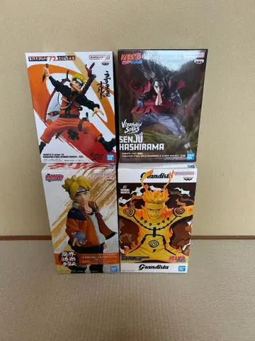 NARUTO 피규어 세트 4개