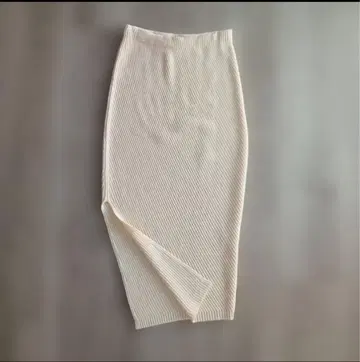 Theory 리브 편직 타이트 스커트 P 사이즈 아이보리
