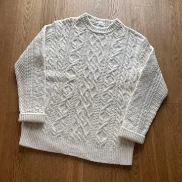 [ MORRIS&SONS ] 케이블 니트 일본제 비샵