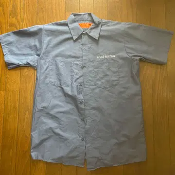 RED KAP 반팔 셔츠 M ATLAS BUILDING