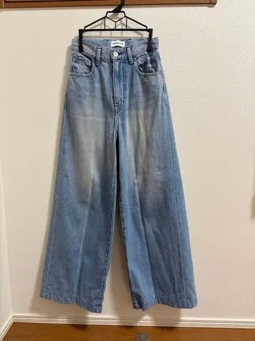 woadblue 와이드 팬츠 라이트 블루