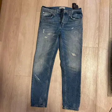 ZARA WOMAN 스트레이트 데님 블루