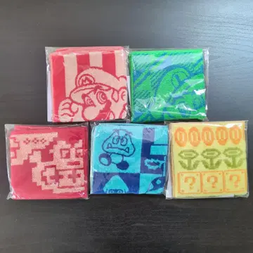 클럽 닌텐도 타월 손수건 5장 세트