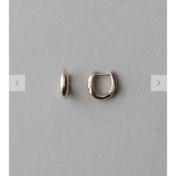 ete 청키 허그 귀걸이 핑크 골드