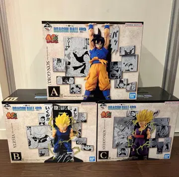 드래곤볼 40주년 기념 피규어 세트 A B C 제일복권