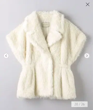 유나이티드 애로우즈 보아 하프 슬리브 베스트