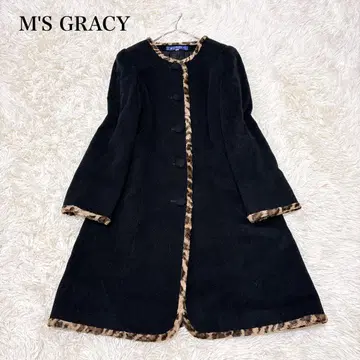 새상품급 엠즈 그레이시 레오파드 코트 정가 55,000엔 [ M ]