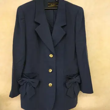 귀여운 네이비 리본 포함 수트 상하의 세트 레리안 13