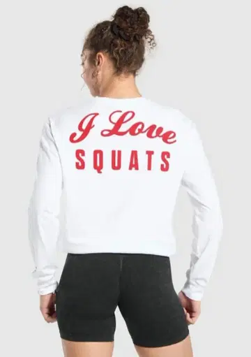 Gymshark 롱 슬리브 스케이터 티셔츠