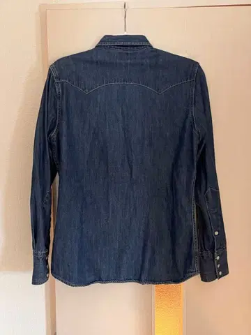 Lee 다크 데님 2 포켓 셔츠 M