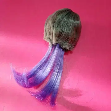 인형 가발 약 4.5인치 핸드메이드 제품