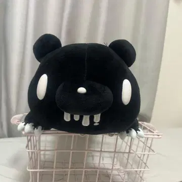 미사용 새상품 그루미 슈퍼 롱 바디 봉제 인형 블랙