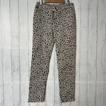 차오패닉 티피 레오파드 무늬 스트레치 스키니 이지 팬츠