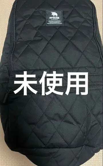 mozo 퀼팅 블랙 백팩 미사용