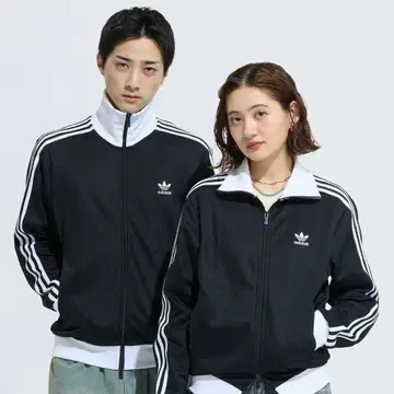 아디다스 트랙 자켓 블랙 화이트 저지 클래식