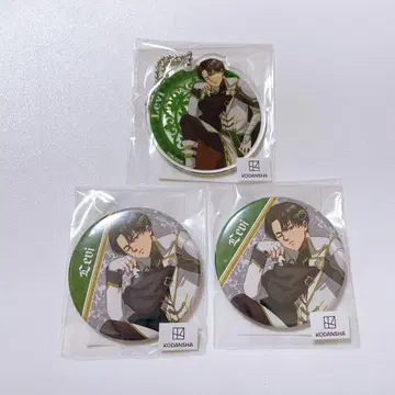 진격의 거인 리바이 캔뱃지 아크릴 키링 복권 체스