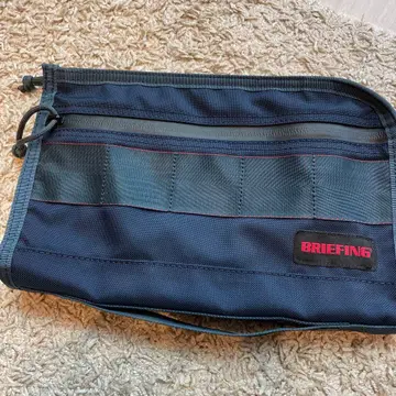 ANA 콜라보 BRIEFING 네이비 클러치백