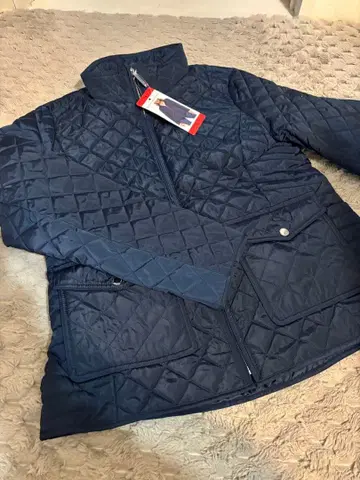 [택 포함 새상품] 타미힐피거 퀼팅 자켓 네이비 M사이즈