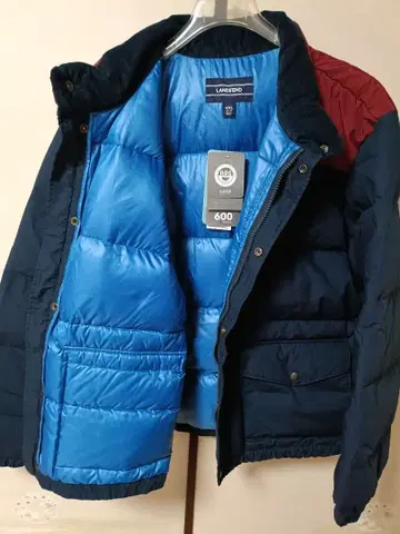 랜즈 엔드 600 Fill power 다운 투톤 자켓, 2XL