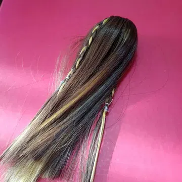 인형 가발 약 4.5인치 핸드메이드 제품