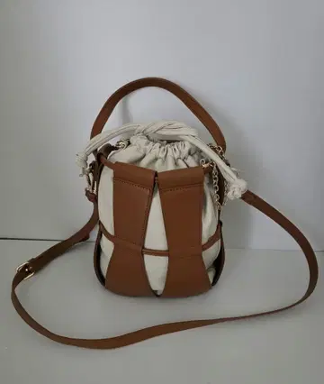 가죽 느낌 숄더백 (복조리 포함)