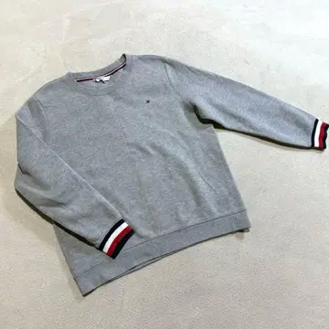 타미힐피거 코튼 혼방 로고 긴팔 트레이닝복 상의 맨투맨