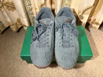 LACOSTE 그레이 스웨이드 스니커즈