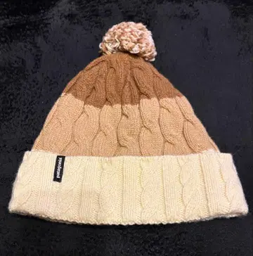 patagonia 케이블 짜임 니트 모자 폼폼 포함