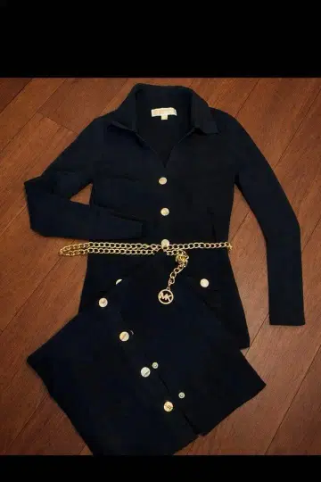 [ 새상품급 ] MICHAEL KORS 블랙 롱 원피스 XS