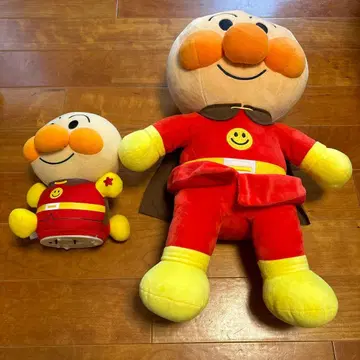 호빵맨 봉제 인형 대소 세트