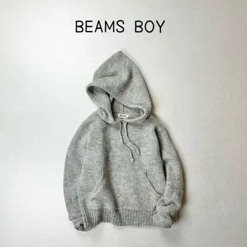 BEAMS BOY 셰틀랜드 후디 니트 후드티