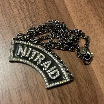 nitraid 아치 로고 목걸이 새상품급