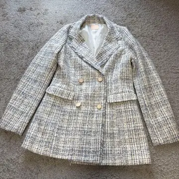 resexxy 리젝시 트위드 자켓 블루 F 컨디션 최상