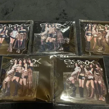 K-POP aespa aexis line 회장별 아크릴 스탠드 5종 컴프