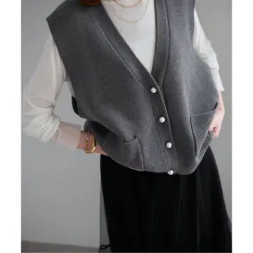 SLOBE IENA 펄 니트 베스트