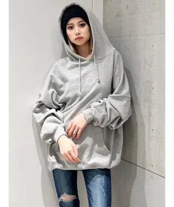 COFFEE BUNNY BIG 후드 맨투맨