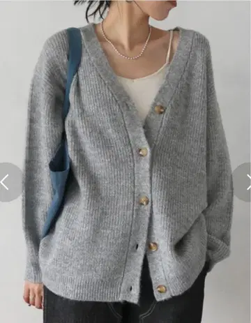 Ungrid 컬러 루즈 니트 그레이