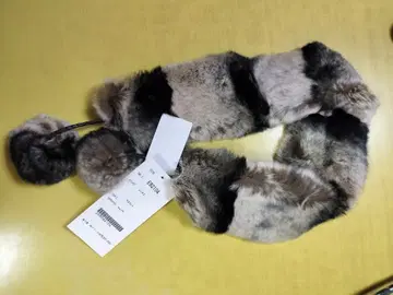 [ 택 포함 ] 퍼 스톨 그레이와 블랙 스트라이프