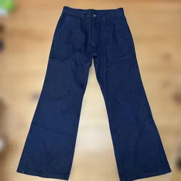 BLESS YOU ALL 다크 블루 플레어 데님