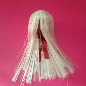 인형 가발 약 4.5인치 핸드메이드품