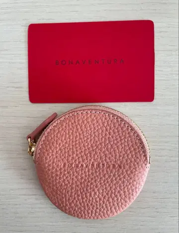 BONAVENTURA 보나벤투라 라운드 코인 케이스 코랄