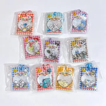 컴플리트 전 10종 산리오 바스락 프레이크씰풍 참 컴프