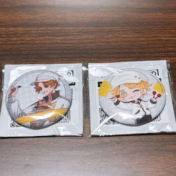 제5인격 라운드원 콜라보 홀로그램 캔뱃지 등신 미니 캐릭터 포스트맨