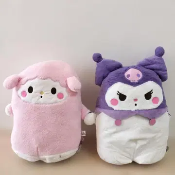 마이멜로디와 쿠로미 봉제 인형 세트